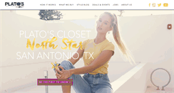 Desktop Screenshot of platosclosetnorthstarsanantonio.com